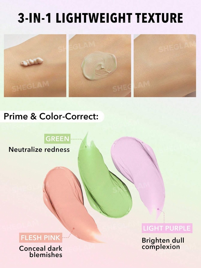 SHEGLAM/ 1pc - Triple Threat Correcting Primer 30ml :