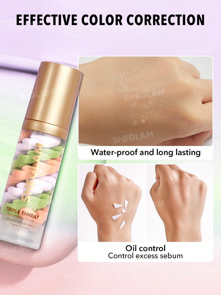 SHEGLAM/ 1pc - Triple Threat Correcting Primer 30ml :