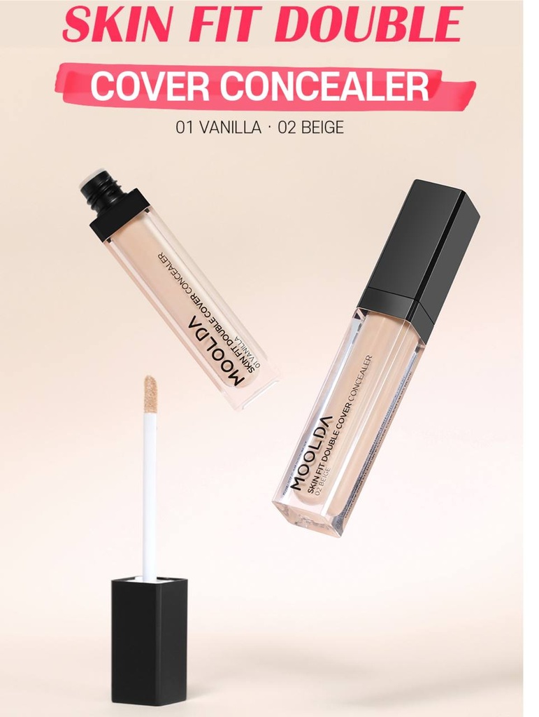 MOOLDA/ Skin Fit Double Cover Concealer:كونسيلر مولدا دبل كفر