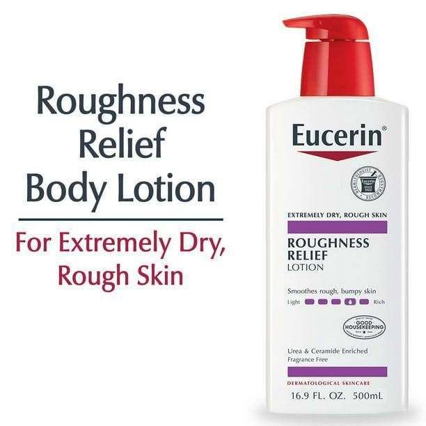 Eucerin/ Roughness Relief Body Lotion 500ml: لوشن يوسيرين للجسم لعلاج جلد الوزة