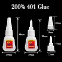 Qunex care Professional 200% 401 Super Stick Acrylic Nail Glue 15g : صمغ اظافر فائق القوة