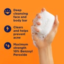 PanOxyl Acne Treatment Bar with 10% Benzoyl Peroxide 113g :