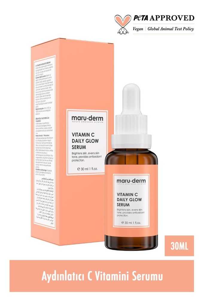 MaruDerm/ Vitamin C Daily Glow Serum 30ml: فيتامين سي اليومي من ماروديرم