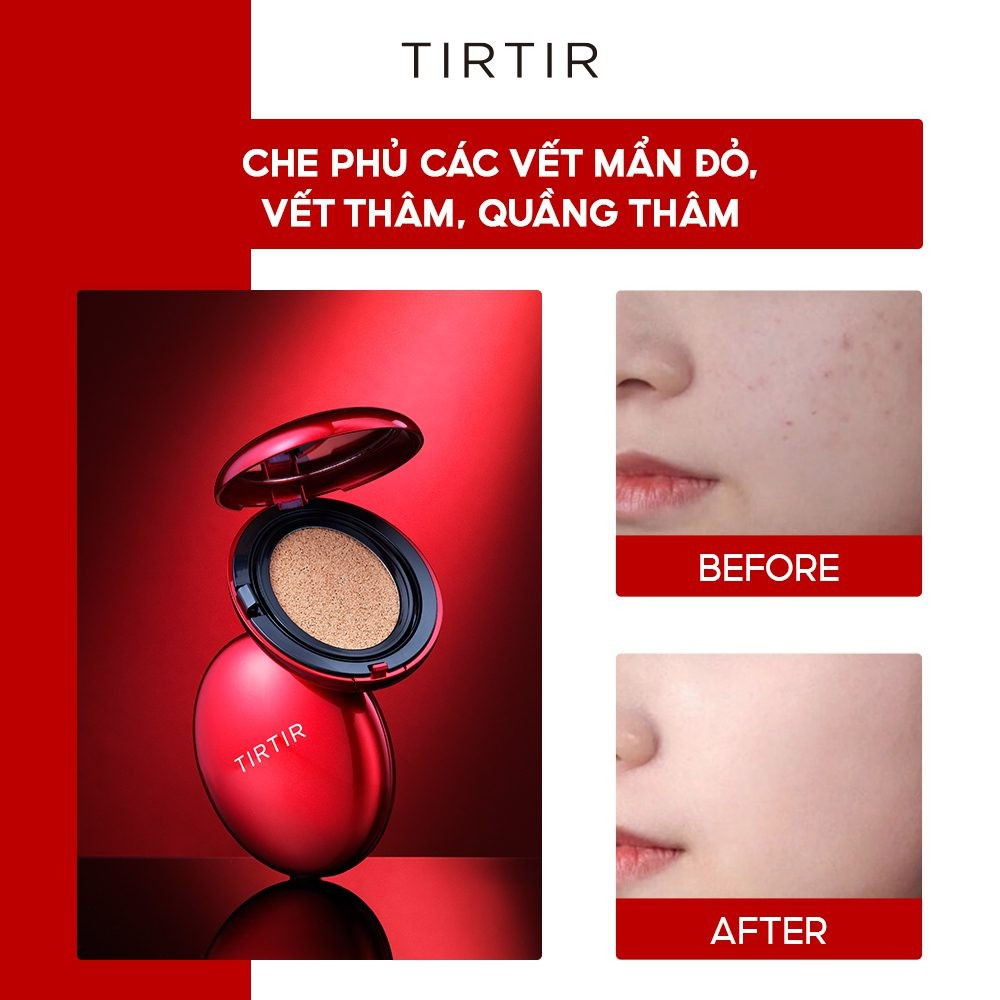 TirTir/ Mask Fit Red Cushion Powder: باودر كوشن من ترتر