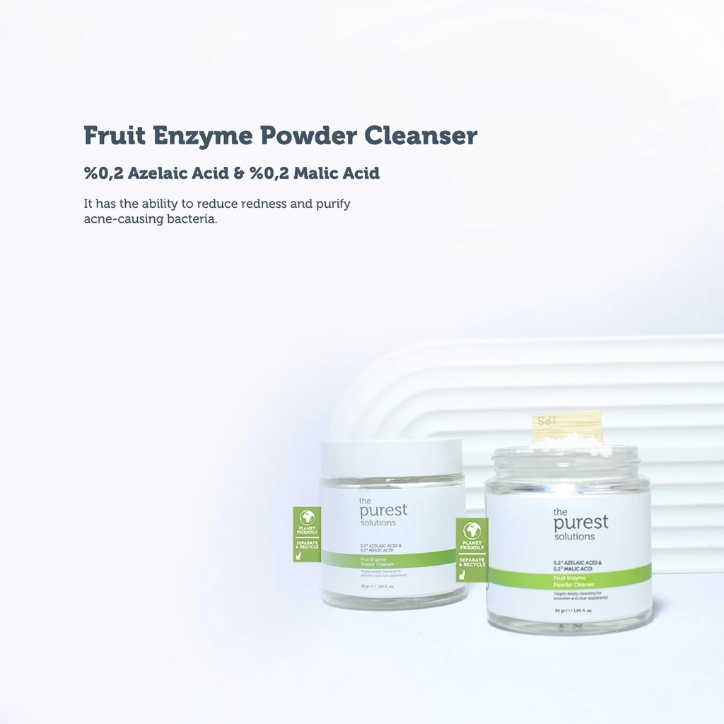 Purest/ Green Fruit Enzyme Powder Cleanser: