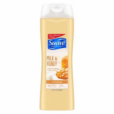 suave essentials body wash milk and honey