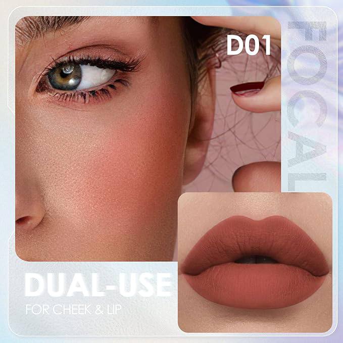 FOCALLURE/ Matte Cheek & Lip Mud Tint: تنت فوكالور ثنائي الاستخدام