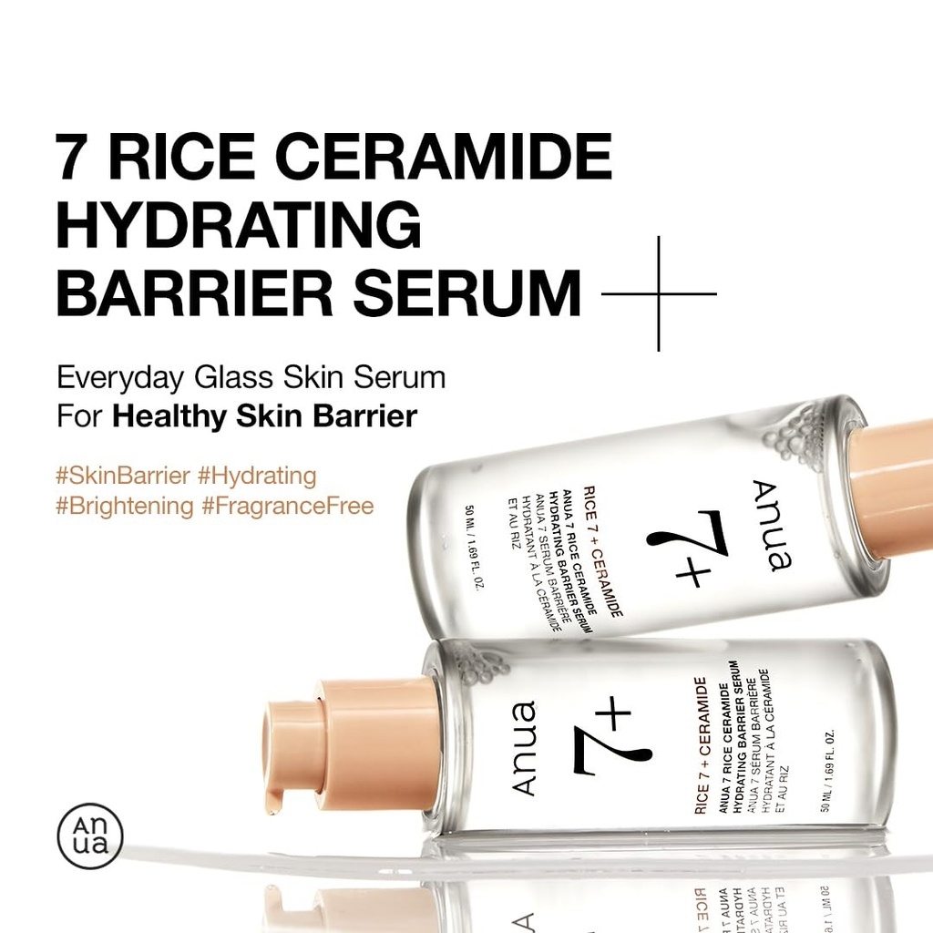 Anua/ 7 Rice Ceramide Hydrating Barrier Serum: سيروم انوا بالسيرمايد