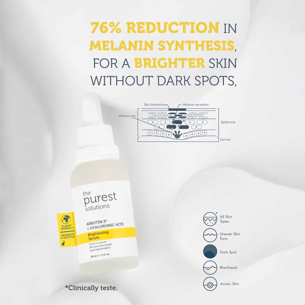 PUREST/ Arbutin Brightening Serum: