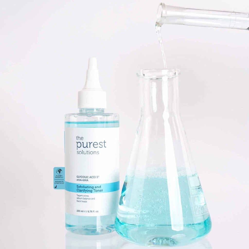 PUREST/ Glycolic Acid 5% + AHA+BHA Toner 200ml: تونر الكلايكوليك اسيد من بيورست