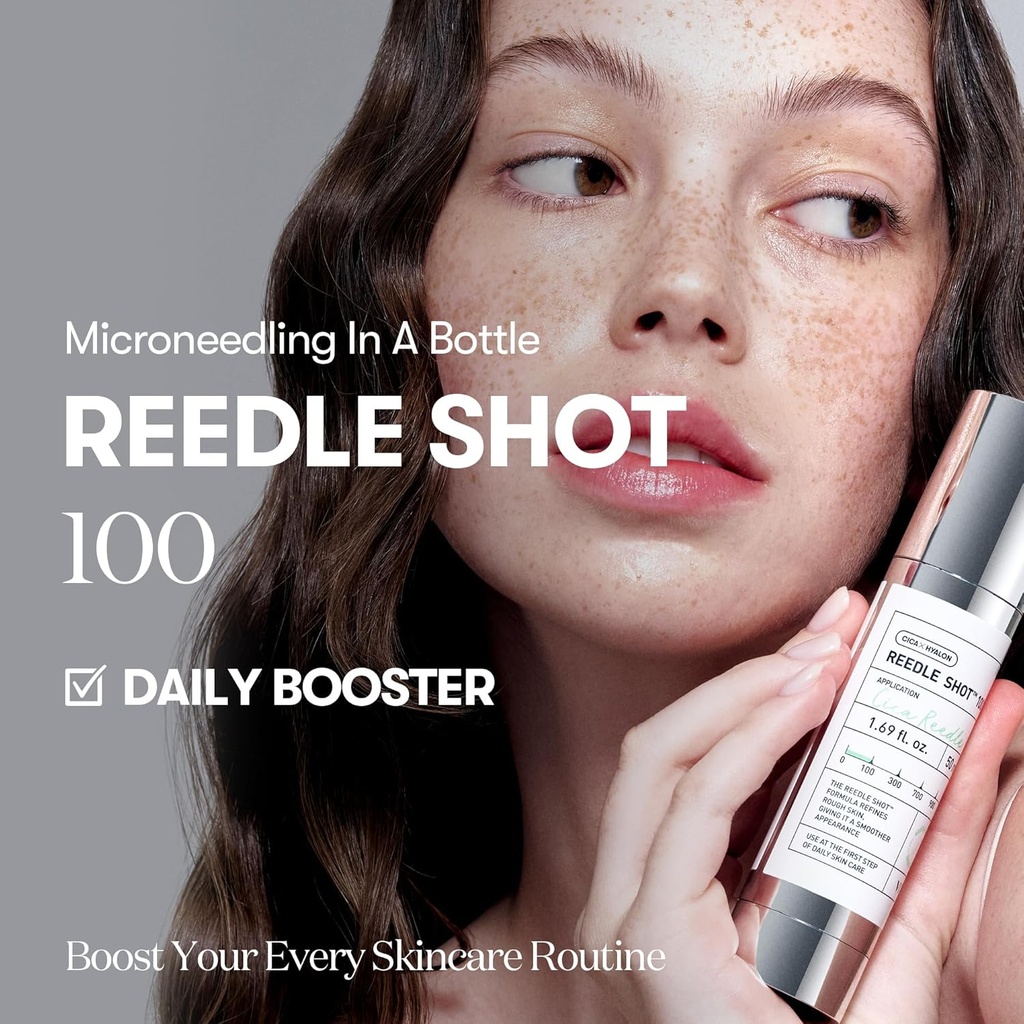 VT COSMETICS CICA + Hyalon Reedle Shot 100 Serum: سيروم سيكا وهيالون ريدل شوت
