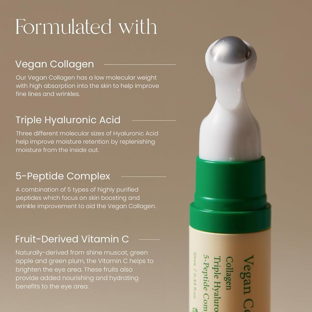 Axis y vegan collagen eye serum: سيروم اكسز واي بالمولاجين لهالات العين