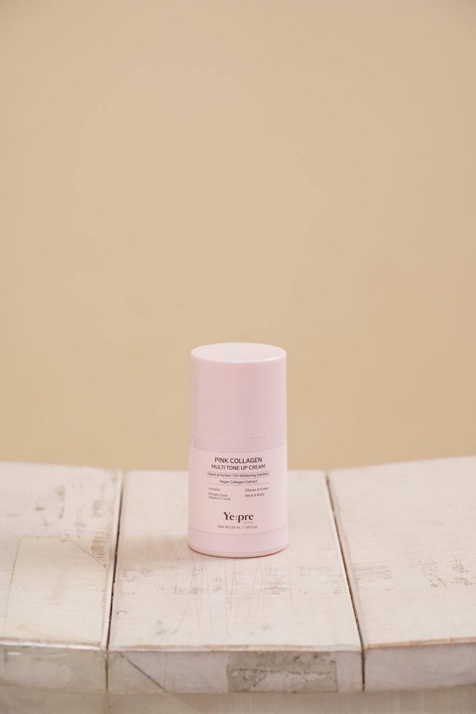 Ye:pre Pink Collagen Multi Tone Up Cream 50ml/ كريم الكولاجين الوردي المفتح للبشرة