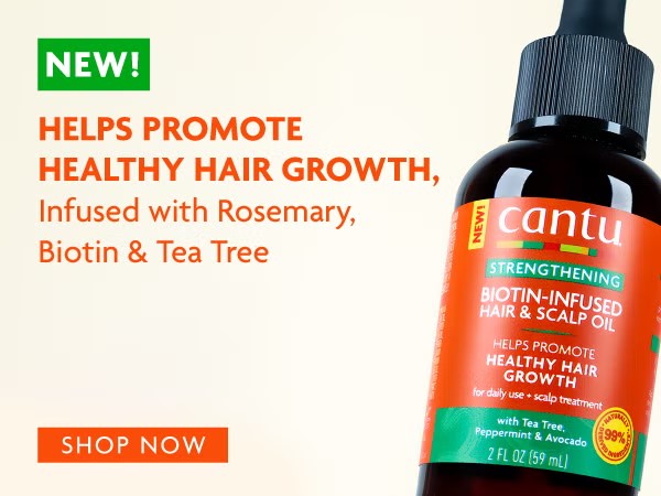 Cantu/Biotin infused hair and scalp oil: زيت الشعر وفروة الرأس الغني بالبايوتين