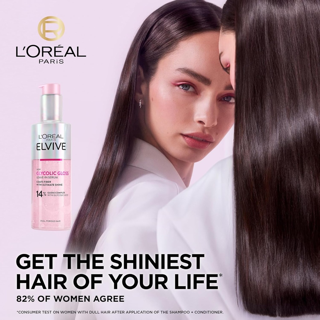 L'Oreal Paris Elvive Glycolic Gloss Leave-In Serum: