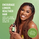 Mielle Scalp & Hair Strengthening Oil: سيروم ميلي اكليل الجبل الطبيعي والنعناع لتقوية وانبات الشعر