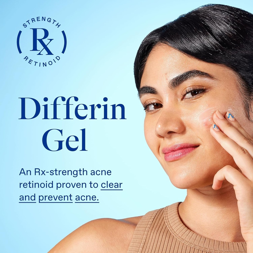 Differin Acne Treatment Gel 0.1% Adapalene 15g: عصارة ديفرين لعلاج حب الشباب