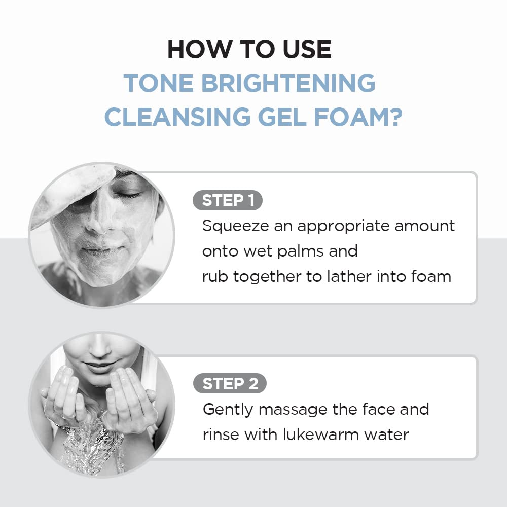 Centella/ Tone Brightening Cleansing Gel Foam 125ml: