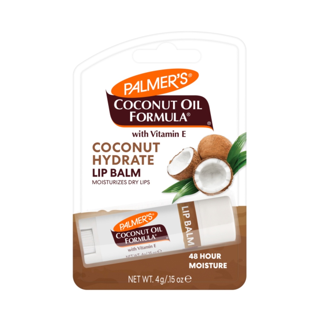 PALMERS/ Coconut Oil Lip Balm 4g : بالمرز مرطب شفاه فائق الترطيب مع عامل حماية من الشمس