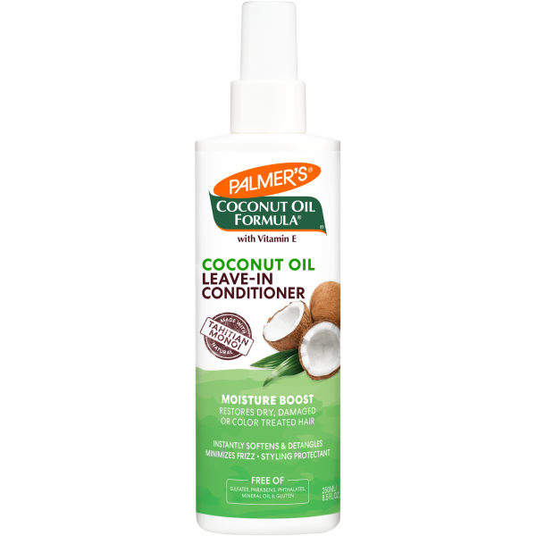 PALMERS/ Coconut oil Moisture Boost leave-in conditioner 250ml:  بلسم يترك على الشعر بزيت جوز الهند