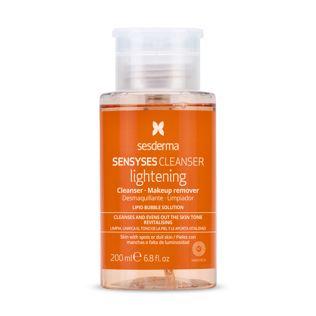 sesderma sensyses cleanser lightening Vitamin C / تونر مزيل مكياج مفتح للبشرة بفيتامين سي