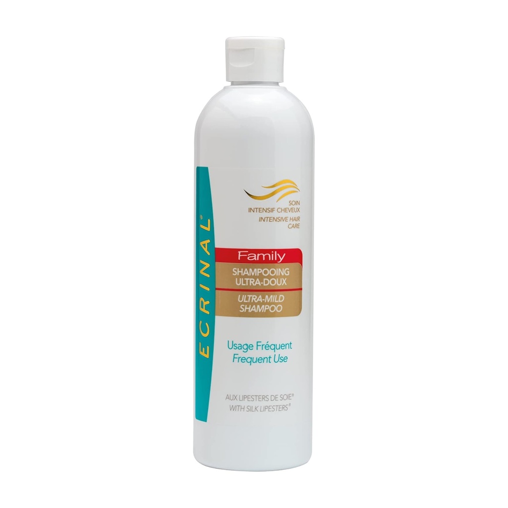 ECRINAL/ Ecrinal Ultra Mild Family Shampoo 400ml :ايكرينال شامبو لجميع انواع الشعر الحجم العائلي