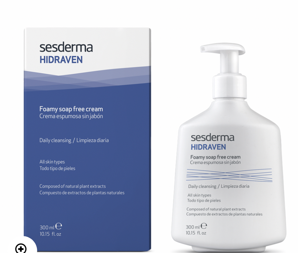 SESDERMA/ HIDRAVEN foamy soap free cream 300ml: غسول لجميع انواع البشرة من سسديرما حجم كبير
