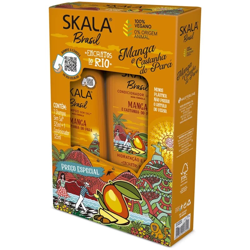 SKALA/ Mango Kit (Shampo & Conditioner): مجموعة سكالا بالمانجو شامبو و بلسم