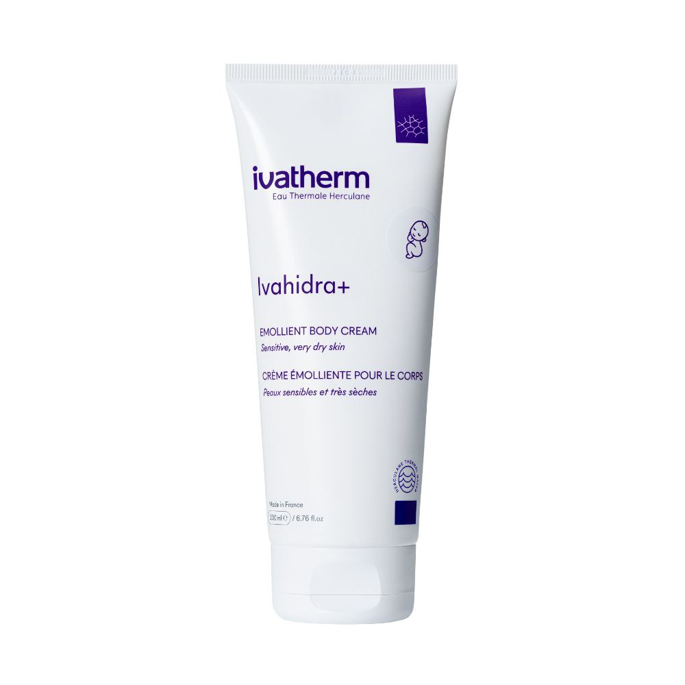 [IVA/H02] IVATHERM/ Ivahidra - Emollient Body Cream 200ml: كريم ايفاهايدرا مرطب البشرة الجافة الحساسة للجسم