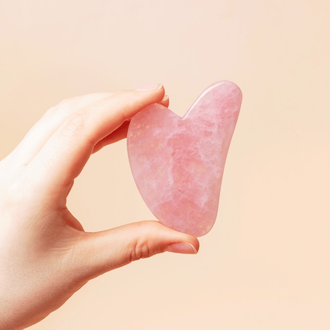 Rose Gua Sha: كواشا لون وردي