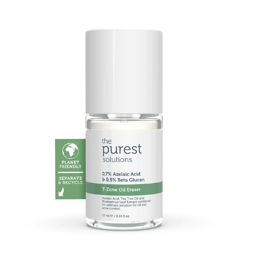 [TPS/203] Purest/ 0.7% Azealic Acid & 0.5% Beta Glucan T-Zone Oil Eraser 10 ml:  ازيالك اسد التي زون من بيورست