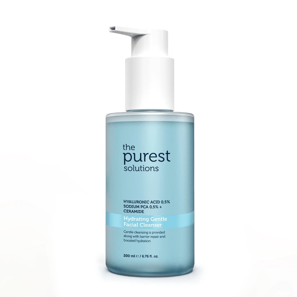[TPS/212] Purest/ Hydrating Gentle Facial Cleanser 200ml: غسول الهايلرونك اسد من بيورست
