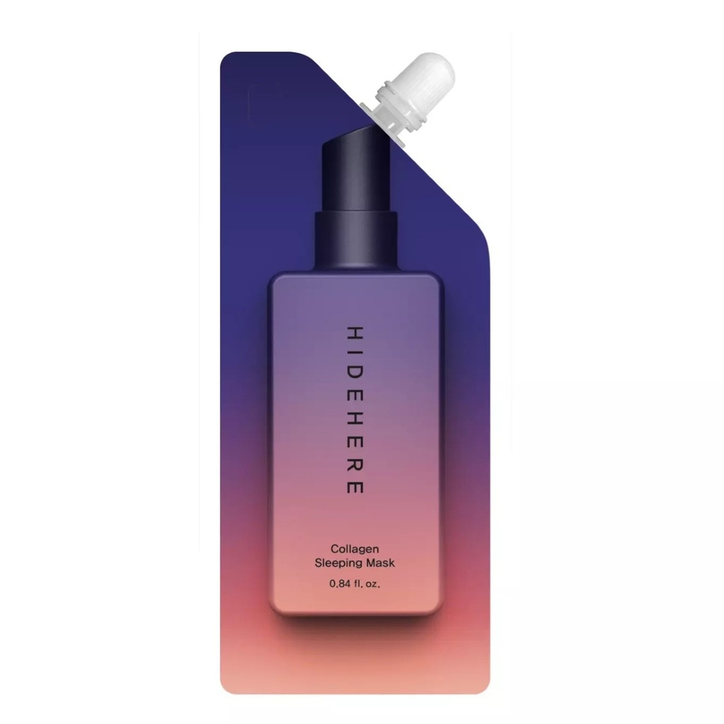 HIDEHERE/ Collagen Sleeping Mask 25ml : ماسك النوم بالكولاجين من هايدهير