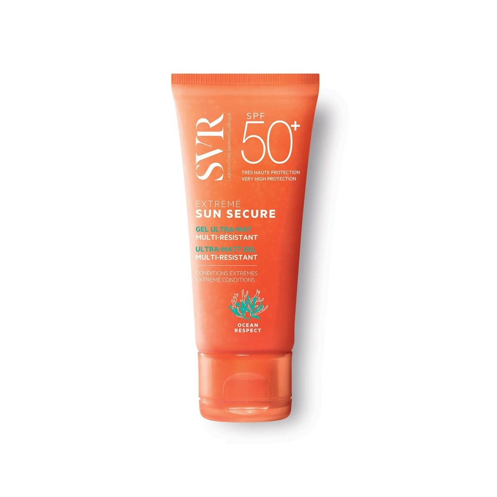 SVR/ Sun Secure Extreme Very Resistant Matte Gel 50ml:اس في ار/ سن سكيور كريم مرطب واقي للشمس بعامل حماية +50