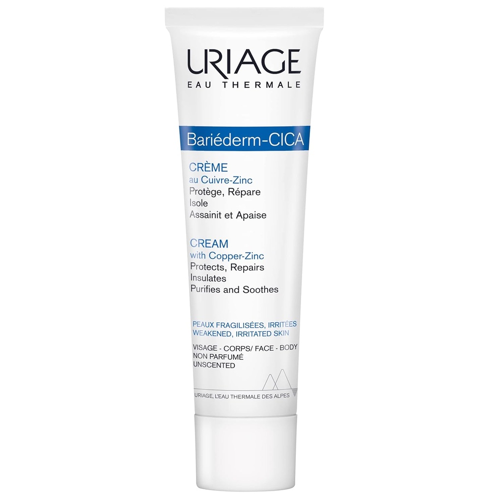 URIAGE/ Bariederm Cica - Face and Body Cream 40ml: يورياج باريديرم كريم للوجه والجسم لاصلاح البشرة المتهيجة