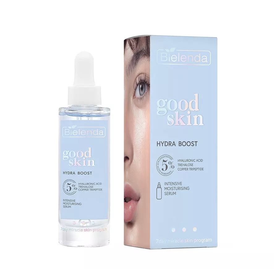 🌱 Bielenda/ GOOD SKIN - HYDRA BOOST strongly moisturizing serum 30ml :