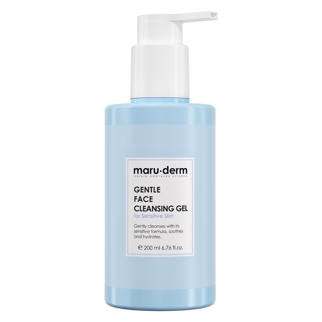 MaruDerm/ Gentle Face Cleansing Gel for sensetive skin 200ml: غسول ماروديرم للبشرة الحساسة