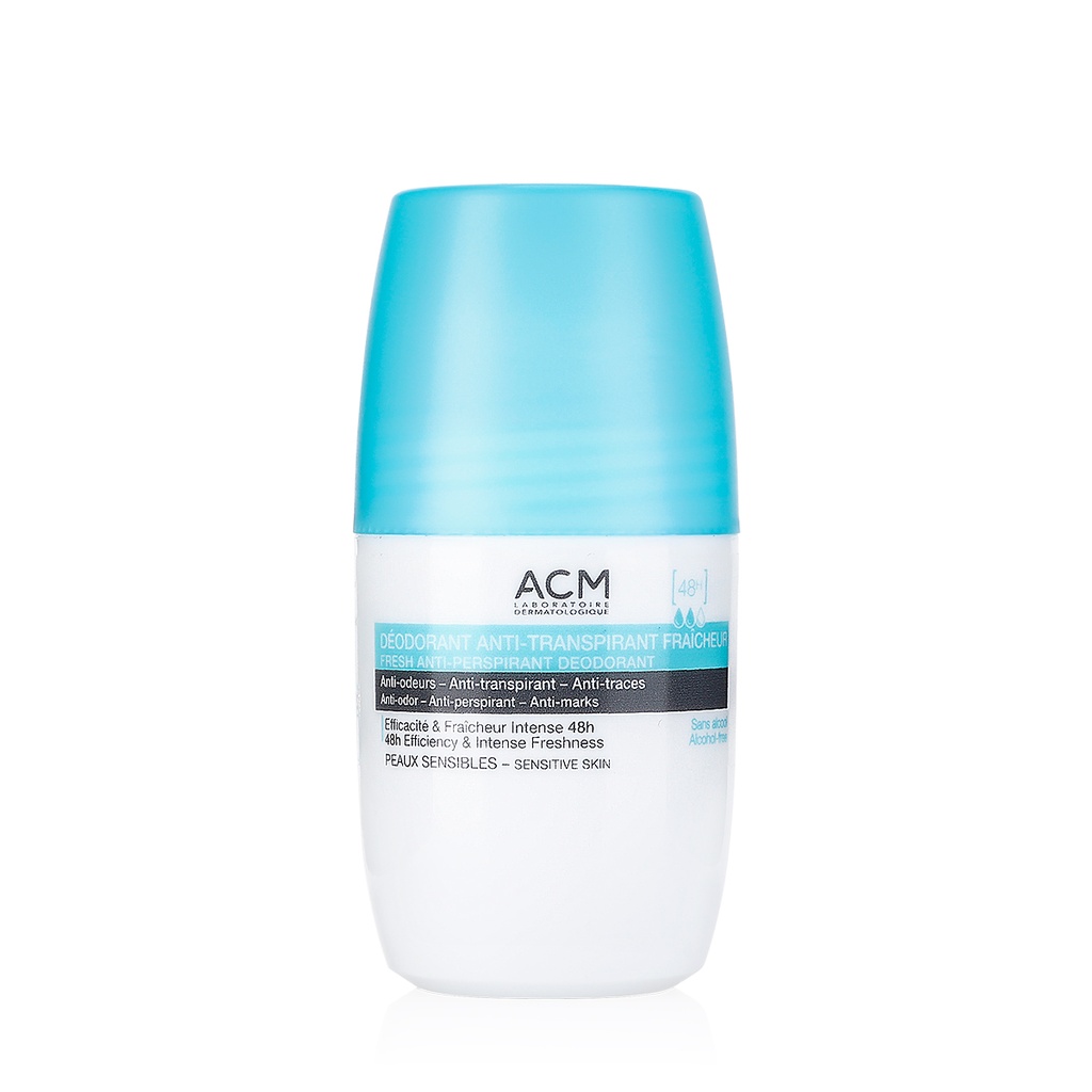 [ACM/106] ACM/Fresh Anti-Perspirant Deodorant Roll-On 48H 50ml: رول مزيل ومضاد التعرق بفعالية 48 ساعة