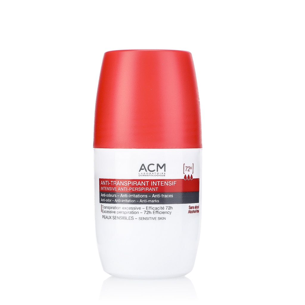 [ACM/111] ACM/ Intensive Anti-Perspirant Deodorant Roll-On 72H 50ml: رول مزيل ومضاد التعرق المكثف بفعالية 72 ساعة