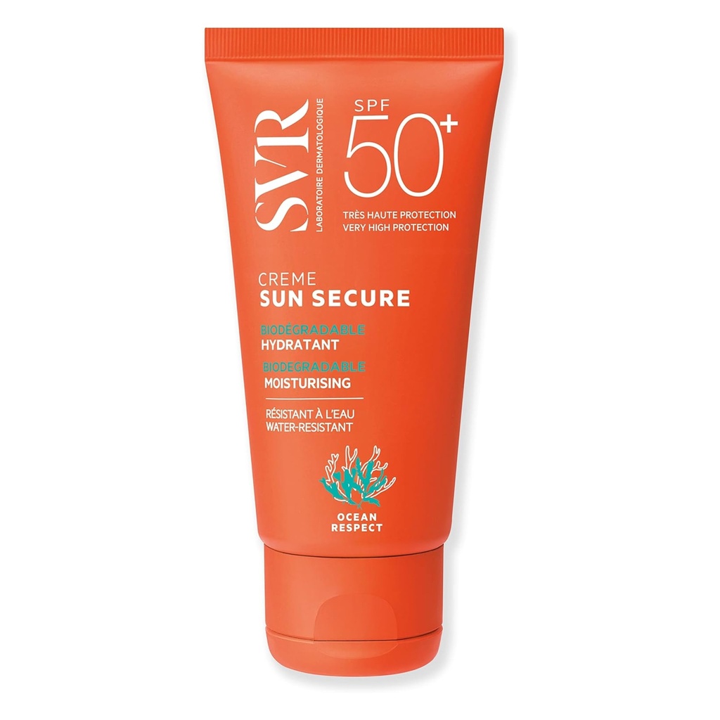 [SVR/006] SVR/ Sun Secure Cream SPF50+ 50ml: واقي شمس اس في ار للبشرة الجافة
