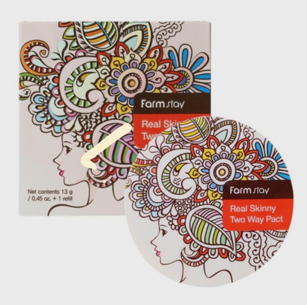[MKP/003] Farm Stay/ Real Skinny Two Way Pact: باودر من ماركة فارمستي