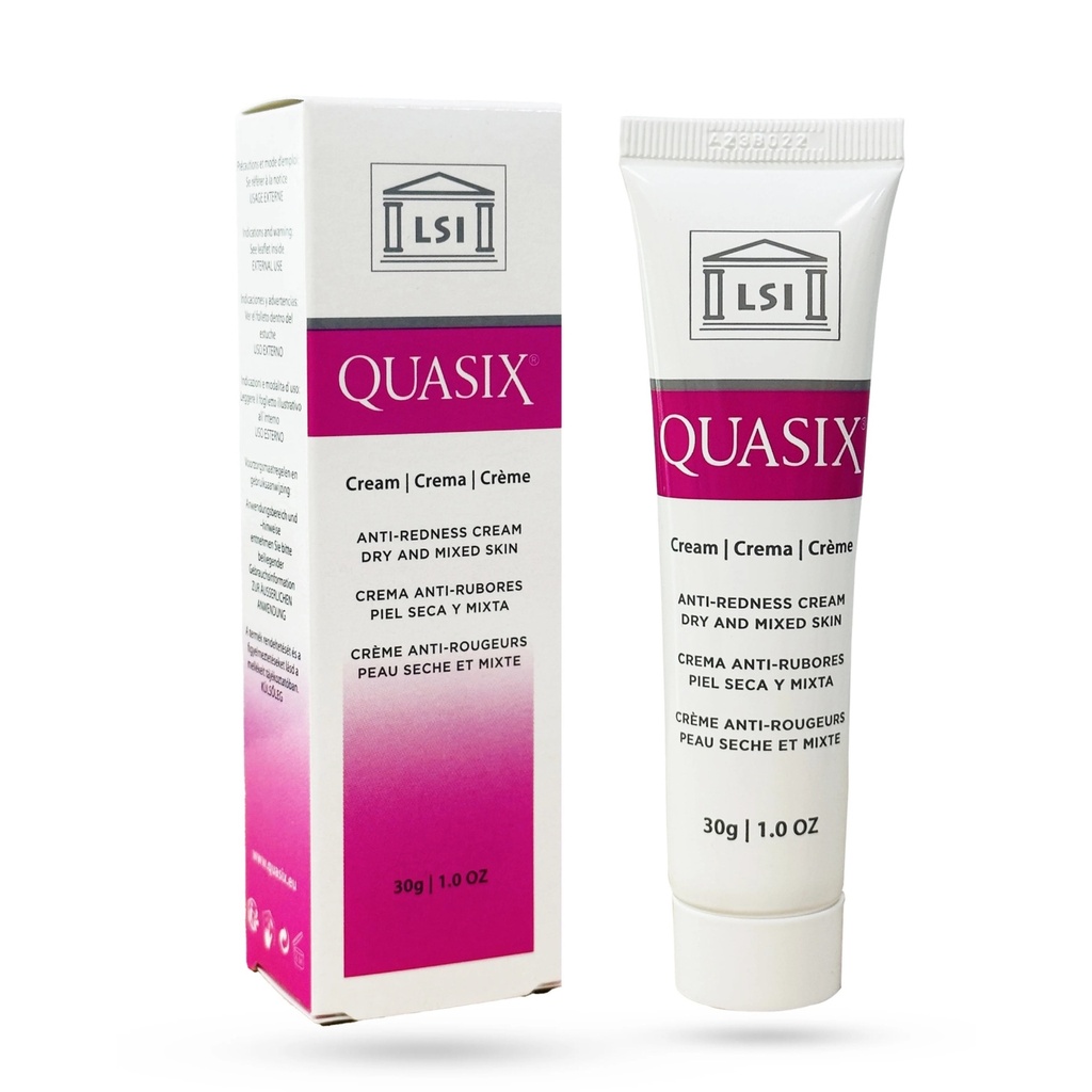 LSI/ Quasix Anti-Redness Cream 30g: كريم ال اس اي لمعالجة احمرار البشرة