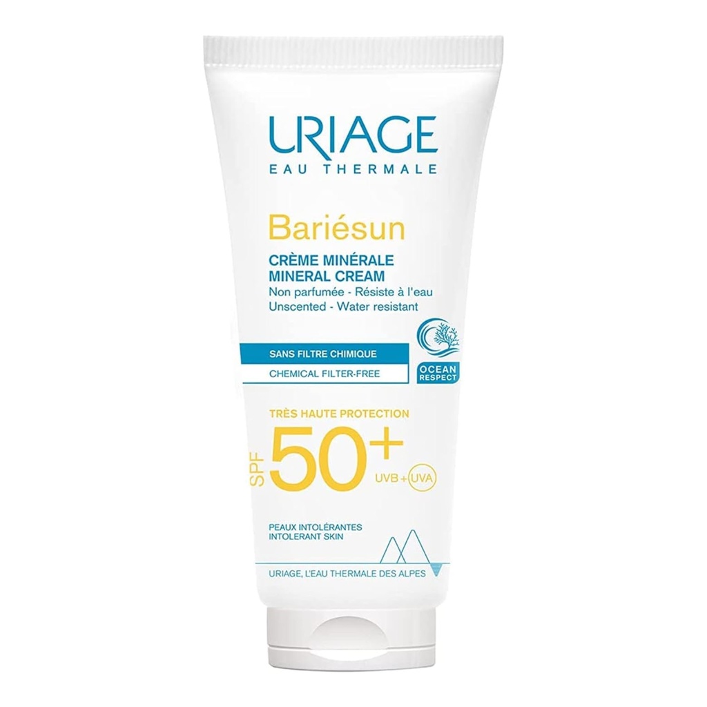 Uriage/ BARIÉSUN Mineral Cream SPF50+ 100ml: يورياج باريسان واقي شمس معدني