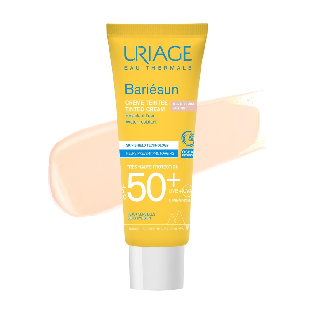[EAU/011] Uriage/ Bariesun Fair Tinted Cream SPF50 50ml: يورياج باريسان كريم واقي شمس مرطب وموحد للبشرة