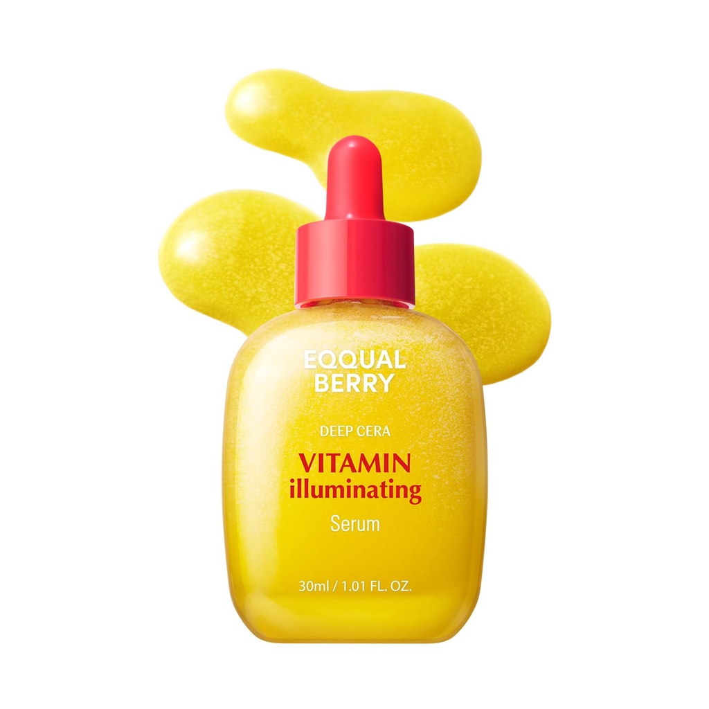 EQQUALBERRY/ Vitamin C Serum with Niacinamide 30m: ايكول بيري سيروم فيتامين سي لتعزيز وتفتيح البشرة