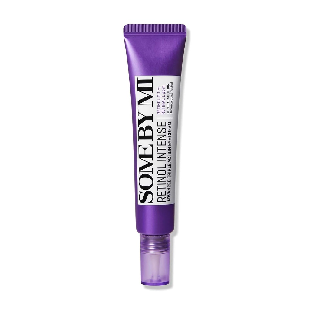 SOME BY MI/ Retinol Intense Eye Cream 30ml: سم باي مي كريم حول العين بالرتينول لمقاومة التجاعيد وتفتيح الهالات