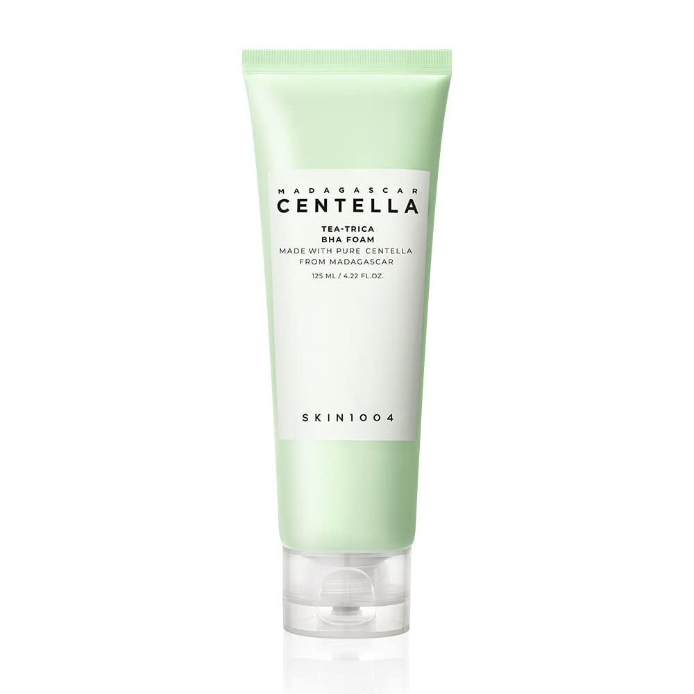 [CEN/006] SKIN1004/ Centella Tea-Trica BHA Foam 125ml: سنتيللا غسول رغوي بالشاي الاخضر