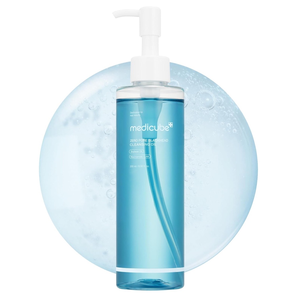 [CUBE/002] medicube/ Zero Pore Blackhead Cleansing Oil: مديكيوب غسول زيتي للرؤس السوداء
