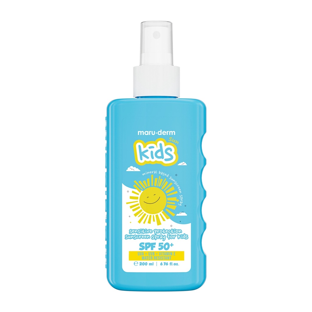 [Maru/111] Maruderm/ SPF 50+ Gentle Protection Spray Sun Cream for Kids 200 ml: ماروديرم واقي شمس بخاخ للاطفال