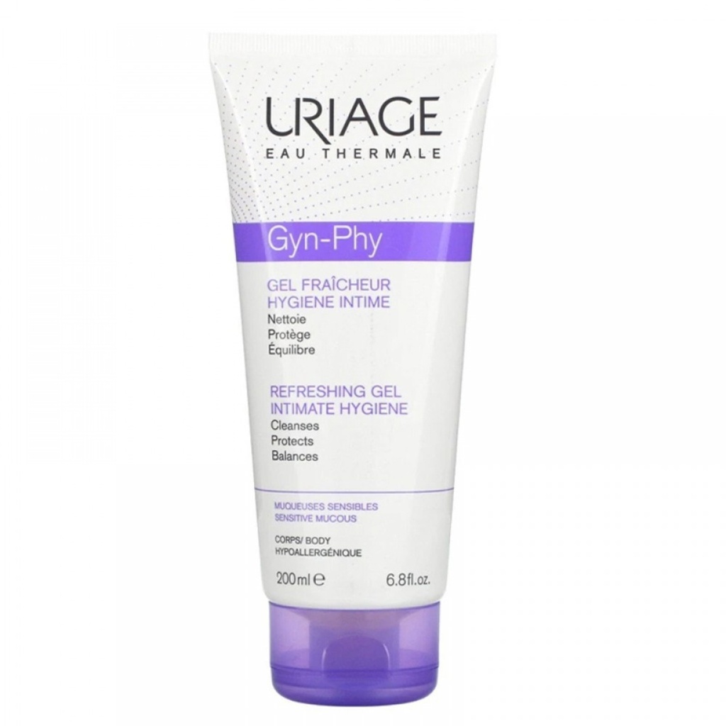 [EAU/035] Uriage/ Gyn-Phy Intimate Wash Refreshing Gel 200ml: يورياج جين في جل منعش لنظافة المنطقة الحساسة